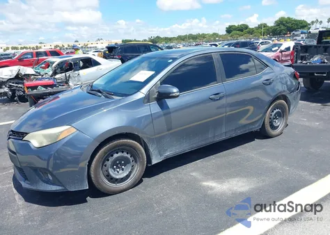 2015 Toyota Corolla S из США, поврежденный, VIN 2T1BURHE0FC326641